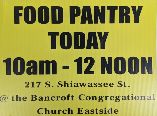 BCC Food Pantry open the 3rd Saturday of each month
